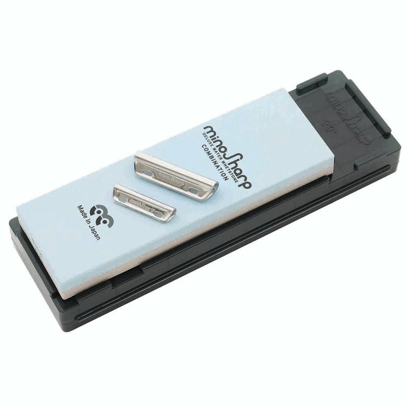 Global Global Minosharp Deluxe Whetstone Kit (Rough+Medium)   