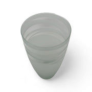 la mediterranea Frosted Swirl Glass Vase   