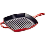 Le Creuset Le Creuset Cast Iron Square Skillet Grill Pan Cerise  