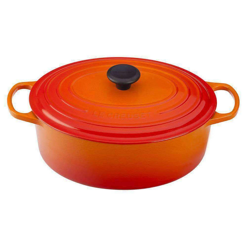 Le Creuset Le Creuset Signature Cast Iron 4.7 QT (4.5L) Oval French Oven Flame  