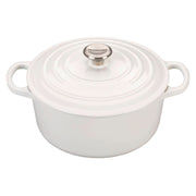 Le Creuset Le Creuset Signature Cast Iron 3.5 Qt (3.3L) Round French Oven White  