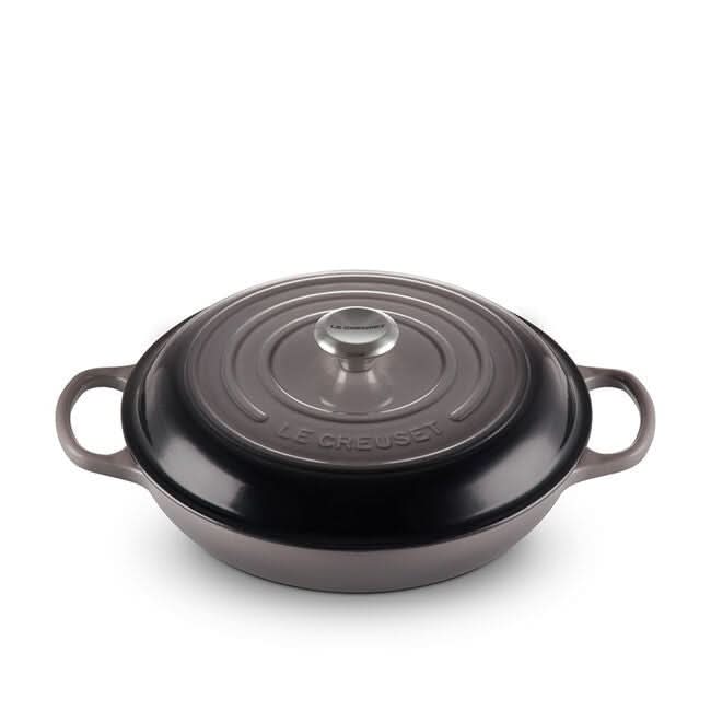 Le Creuset Le Creuset Signature Cast Iron 3.7 QT (3.5L) Braiser Oyster  