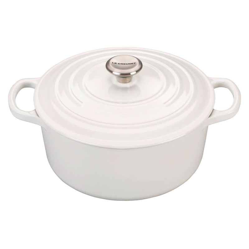 Le Creuset Le Creuset Signature Cast Iron 4.5 QT (4.2L) Round French Oven White  