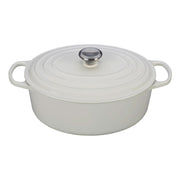 Le Creuset Le Creuset Signature Cast Iron 6.5 Qt (6.3L) Oval French Oven White  