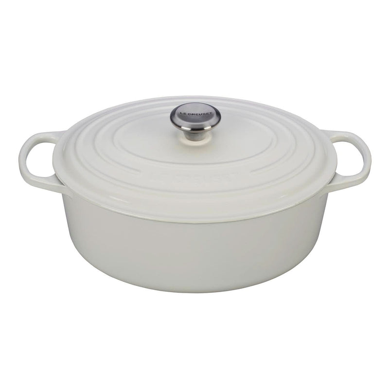 Le Creuset Le Creuset Signature Cast Iron 6.5 Qt (6.3L) Oval French Oven White  