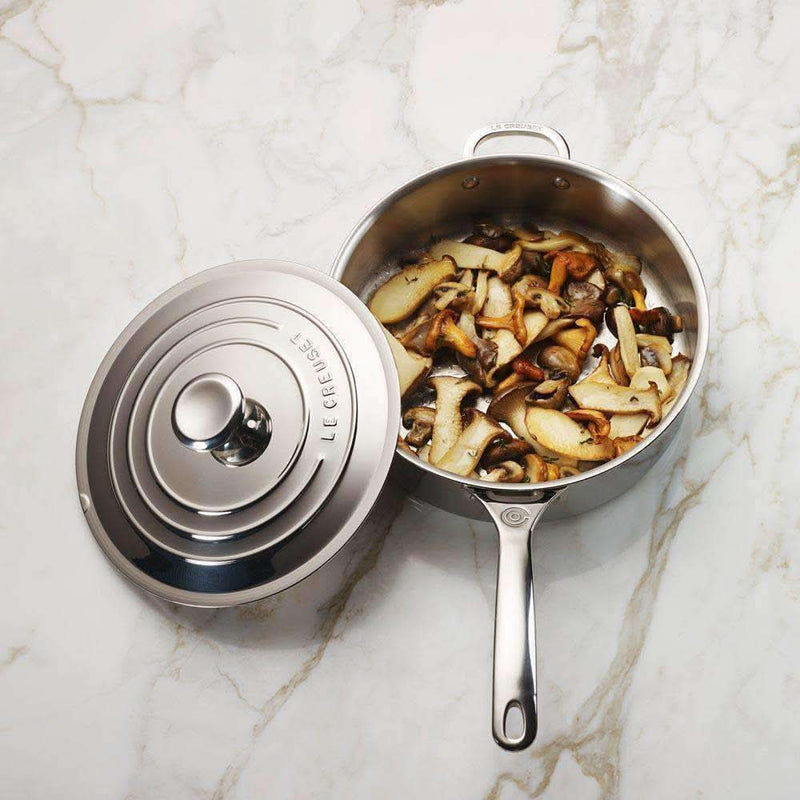 Le Creuset Le Creuset Stainless 4.5 QT (4.3L) 3-Ply Sauté Pan   