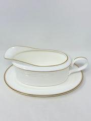 Mikasa Mikasa Century Gold Gravy Boat with Stand   
