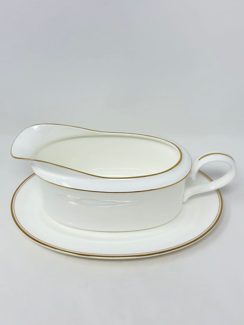 Mikasa Mikasa Century Gold Gravy Boat with Stand   