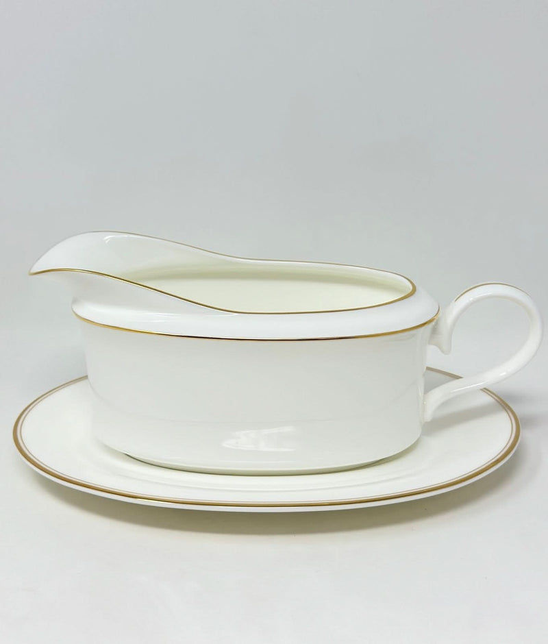 Mikasa Mikasa Century Gold Gravy Boat with Stand   