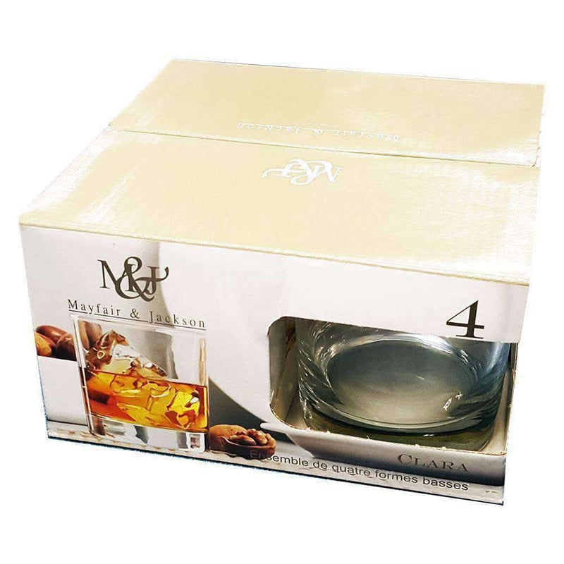 Moda Mayfair Jackson Double Old Fashioned Glass - Set of 4