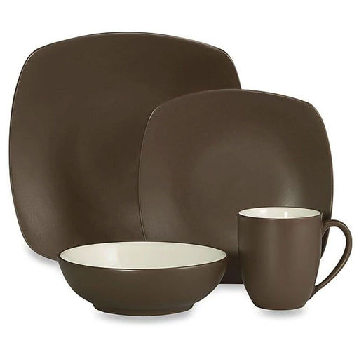 Noritake Noritake Colorwave Quad Chocolate - 16 Piece Set   