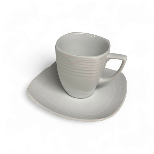 Noritake Noritake Arctic White Square After Dinner Cup & Saucer   