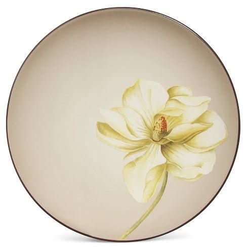 Noritake Noritake Colorwave Chocolate Floral Accent Plate Magnolia   