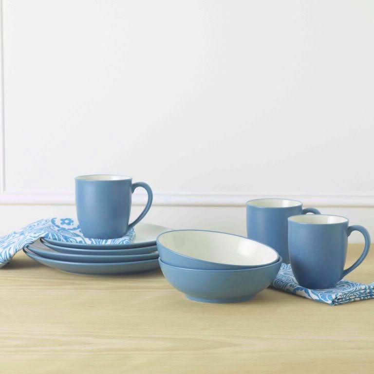 Noritake Noritake Colorwave Coupe 4-Piece Place Setting - Sky Blue   