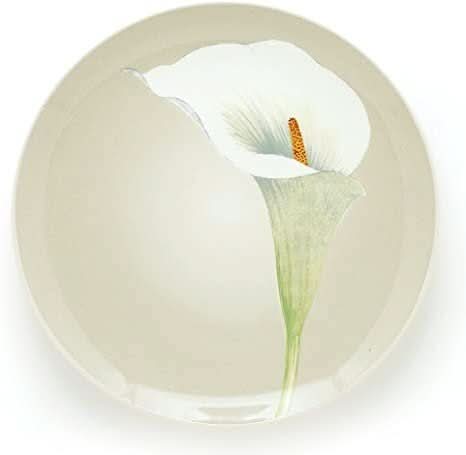 Noritake Noritake Colorwave Cream Floral Accent Plate Calla Lily   