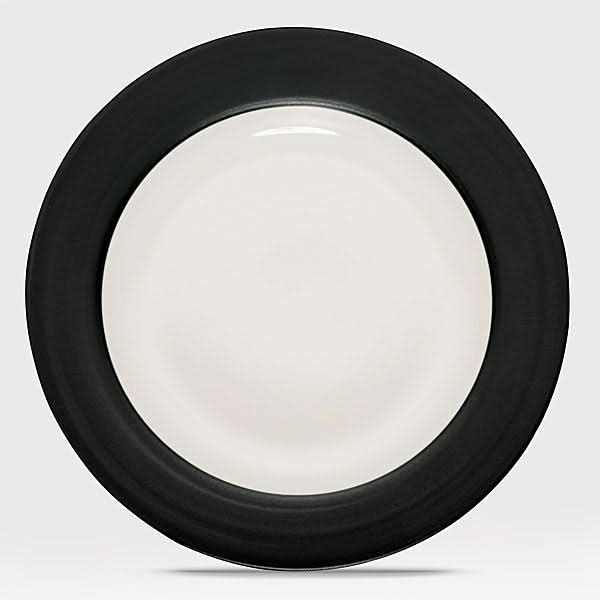 Noritake Noritake Colorwave Graphite Rim Dinner Plate   
