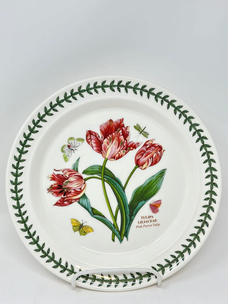 Portmeirion Portmeirion Botanic Garden Tulipa Liliaceae (Pink Parrot Tulip) Plate   