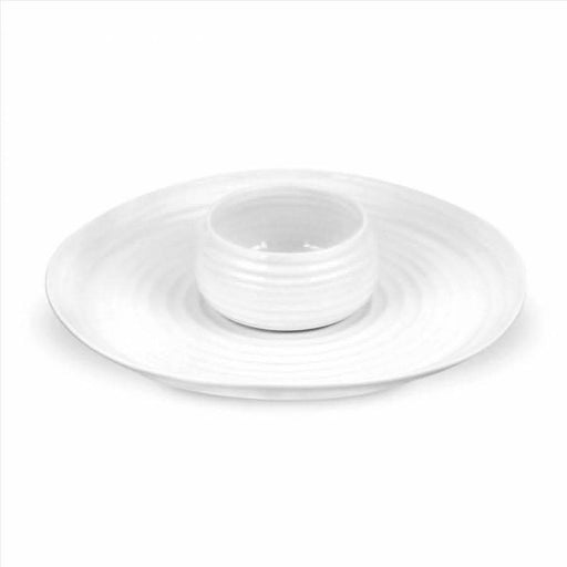 Portmeirion Portmeirion Sophie Conran White Dipping Dish & Platter   