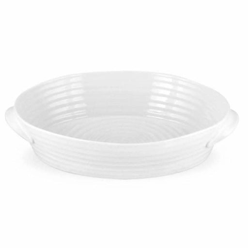 Portmeirion Portmeirion Sophie Conran White Large Handled Oval Roasting Dish   