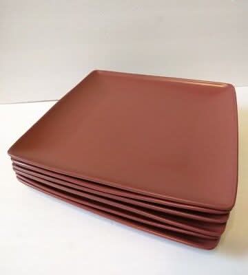 portugal Noritake Colorwave Raspberry Large Square Plate