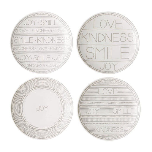 Royal Doulton Royal Doulton Ellen DeGeneres Taupe 6" Accent Plates - Set of 4   