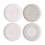 Royal Doulton Royal Doulton Ellen DeGeneres Taupe 8" Salad Accent Plate - Set of 4   
