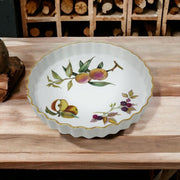 Royal Worcester Royal Worcester Evesham Gold 10" (26cm) Fluted Pie Plate   