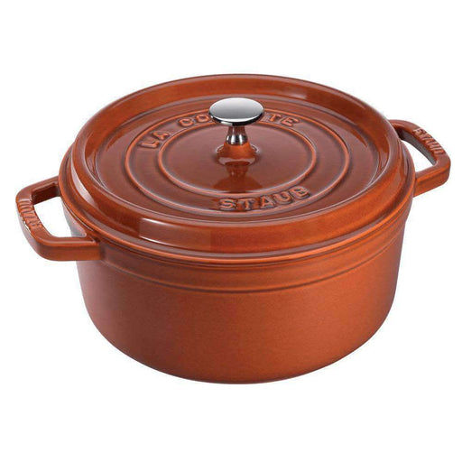Staub Staub Cast Iron 5.5 Qt (5.2L) Round Cocotte - Cinnamon