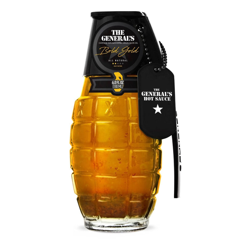 The General's Hot Sauce The General's Hot Sauce Bold Gold Cayenne-Infused Extra Virgin Olive Oil