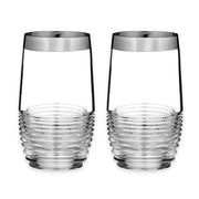 Waterford Waterford Mixology Mad Men Edition Circon HiBall with Platinum Band - Set of 2   