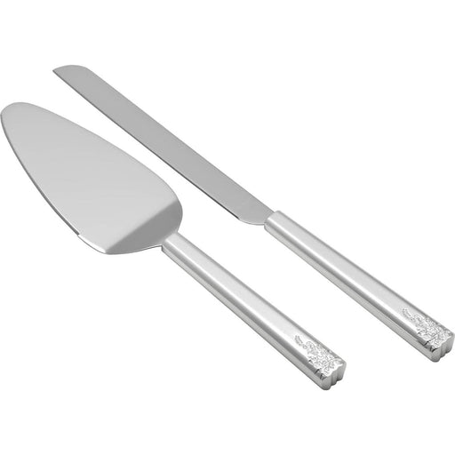 Wedgwood Wedgwood Vera Lace Bouquet Cake Server and Knife Set - 2 Piece   