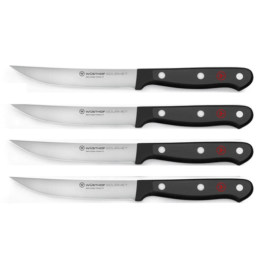 Wusthof Wusthof Gourmet Black Steak Knife Set 4 Piece
