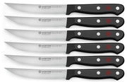 Wusthof Wusthof Gourmet Black Steak Knife Set 6 Piece
