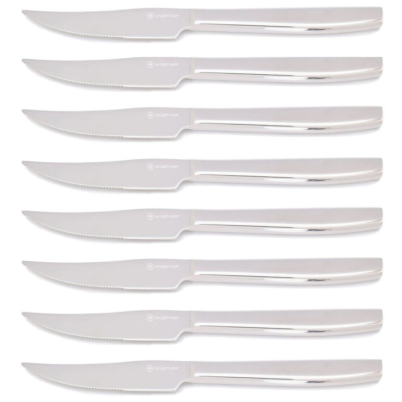 Wusthof Wusthof Stainless Filet Mignon Steak Knife Set In Olivewood Gift Box - 8 Piece