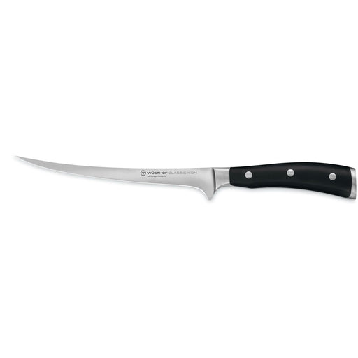 Wusthof Wusthof Classic Ikon Black Fish Fillet  7" (18cm) Knife   