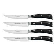 Wusthof Wusthof Classic Ikon Black Steak Knife Set - 4 Piece
