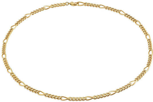 Guldpläterat halsband med fin länkkedja