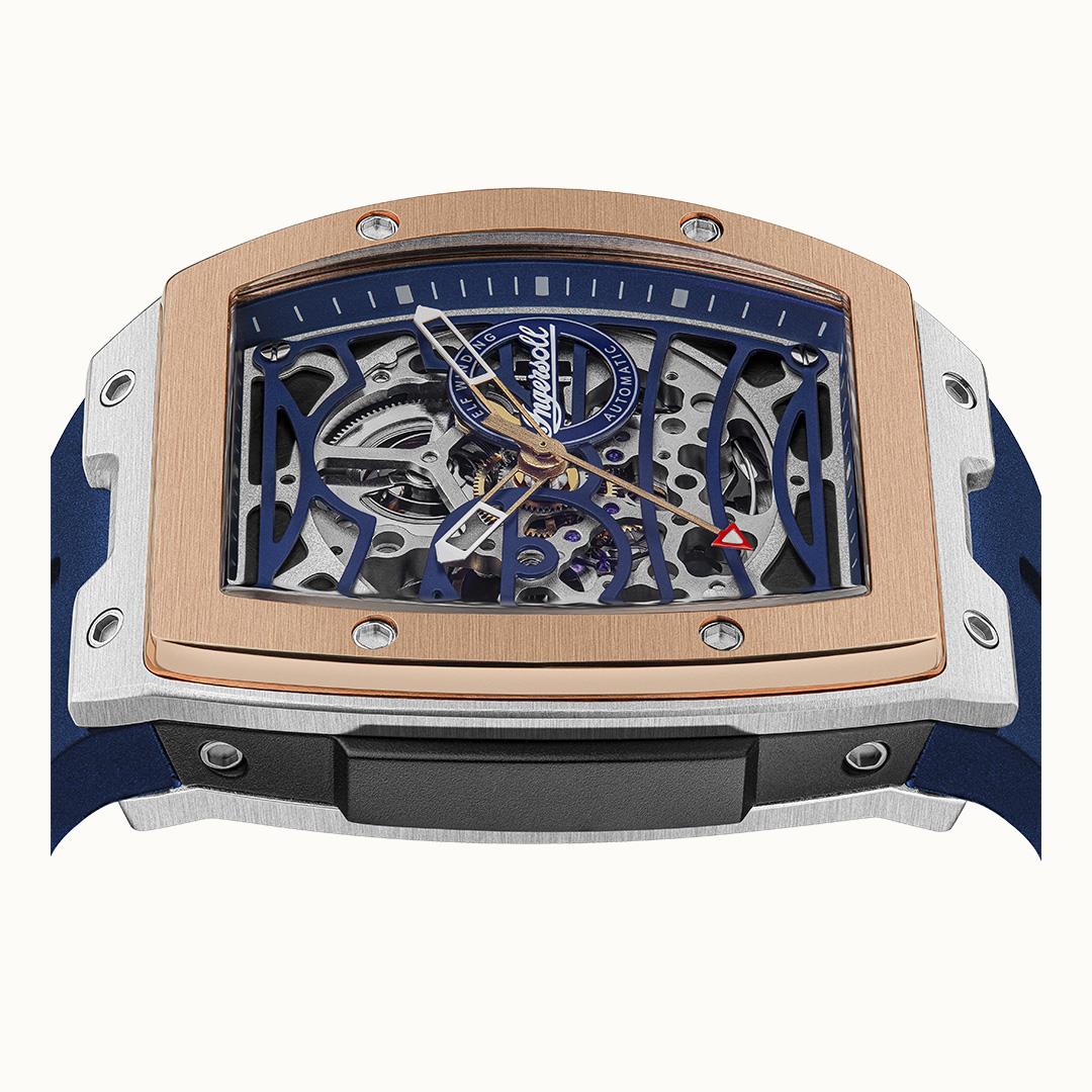 Ingersoll The Challenger I12304 Herrenuhr Blau • Automatikwerk • Mineralglas, Bild 4