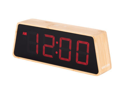 Bambu LED-väckarklocka med färgskiftande LED-display, röda siffror (AM)