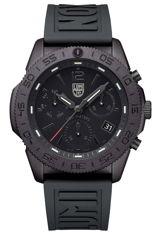 Luminox Pacific Diver Chronograph XS.3141.BO.1.SET Herren Taucheruhr Schwarz • Saphirglas • Tritium-Leuchtmasse