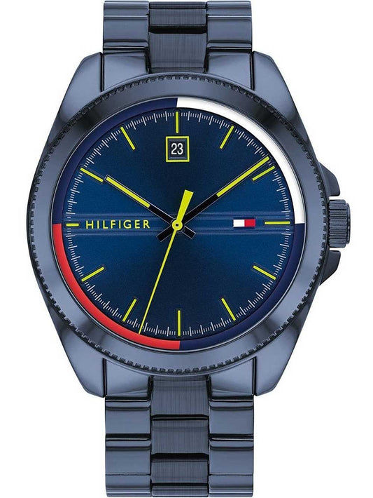 Tommy Hilfiger Riley 1791689 Herren Armbanduhr Schwarz • Quarzwerk • 5 ATM Wasserdicht