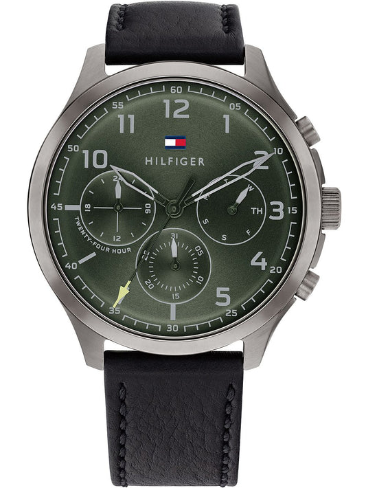 Tommy Hilfiger Asher 1791856 Herren Armbanduhr Schwarz • Quarzwerk • 5 ATM Wasserdicht