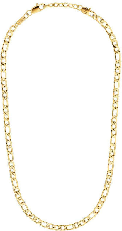 "Figarohalsband i guld, pansarkedja med figaromönster i rader"