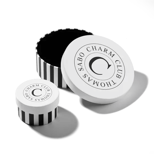 Charm Club-boxar med Thomas Sabo-logotyp i randig design