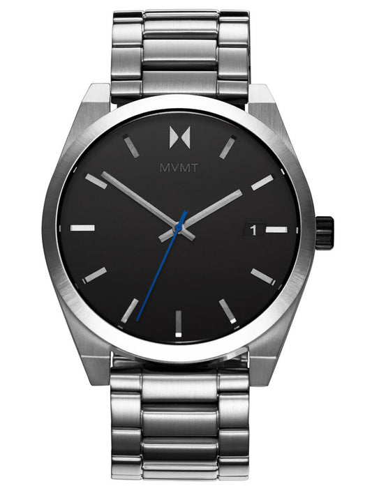MVMT Element 28000038-D Herrenuhr Silber • Mineralglas • Edelstahlarmband