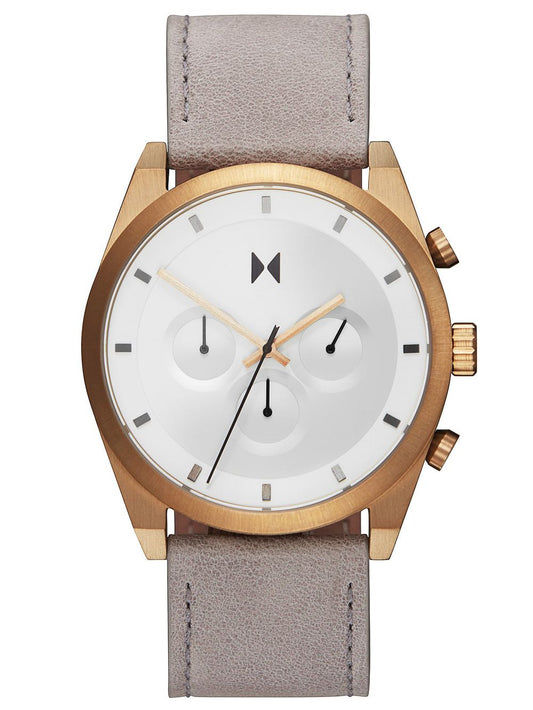 MVMT Element Chronograph 28000043-D Herrenuhr Bronze • Quarz-Chronograph • Gehärtetes Mineralglas