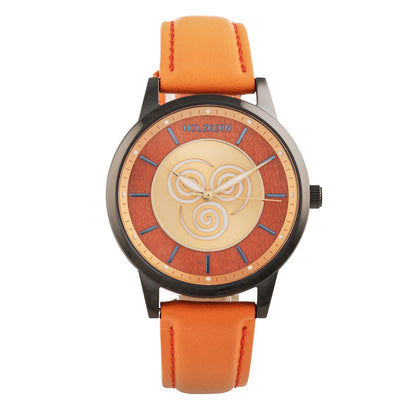 Holzkern Avatar Air Nomads Armbanduhr Ahorn/Orange • Miyota Quarzwerk • Echtholz-Zifferblatt