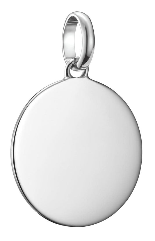 Thomas Sabo myntberlock, stor rund silverberlock med ögla