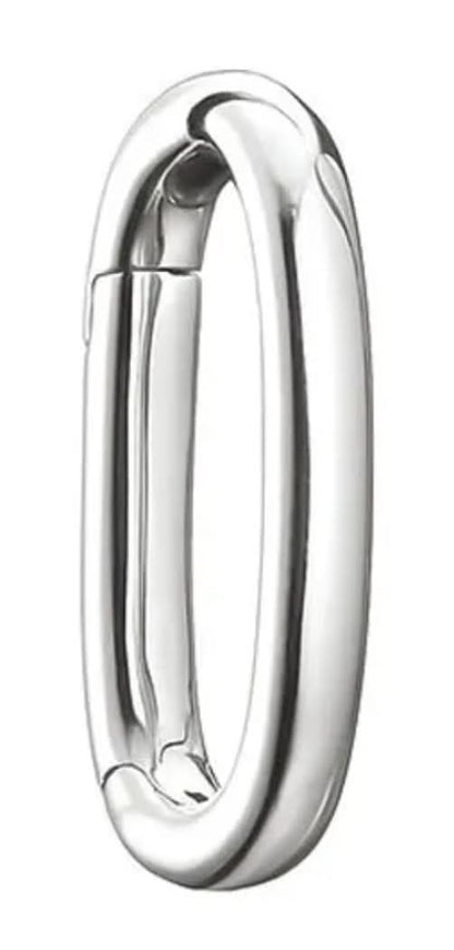 Thomas Sabo silver charm connector as oval ring with eyelet