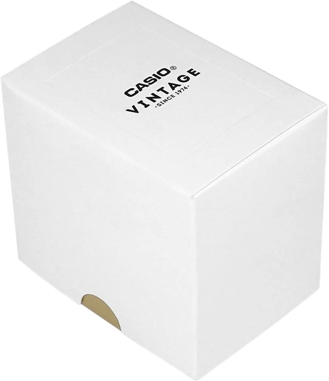CASIO Vintage-förpackningsbox med guldfärgad öppningsöppning